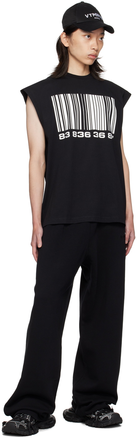 VTMNTS Black Graphic Tank Top
