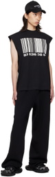VTMNTS Black Graphic Tank Top