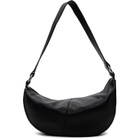 St. Agni Black Utility Crescent Bag