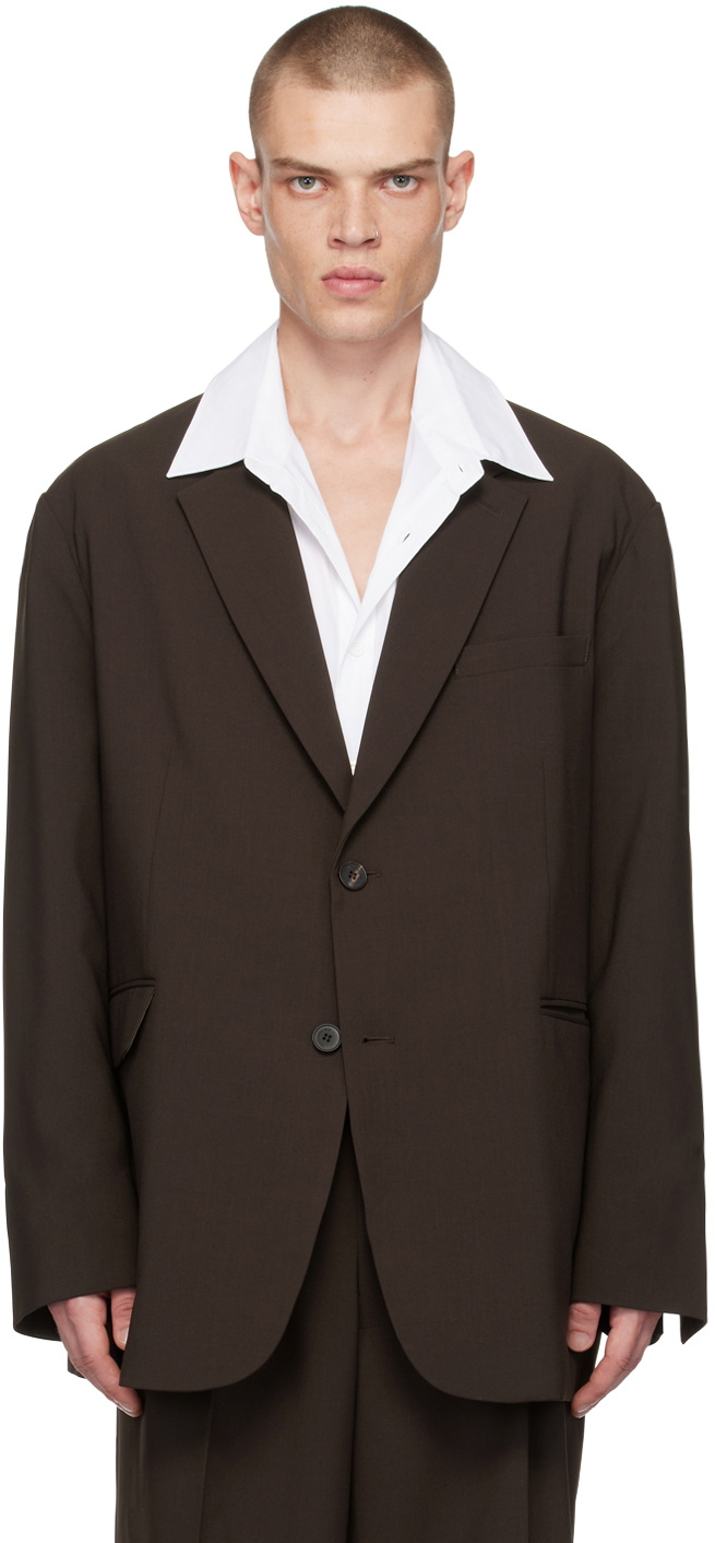 The Frankie Shop Brown Beo Blazer
