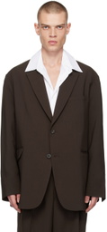 The Frankie Shop Brown Beo Blazer