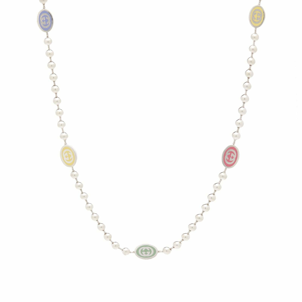 Gucci Faux Pearl Strawberry Tiered Necklace