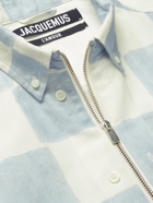 JACQUEMUS - Checked Cotton and Linen-Blend Blouson Jacket - Multi