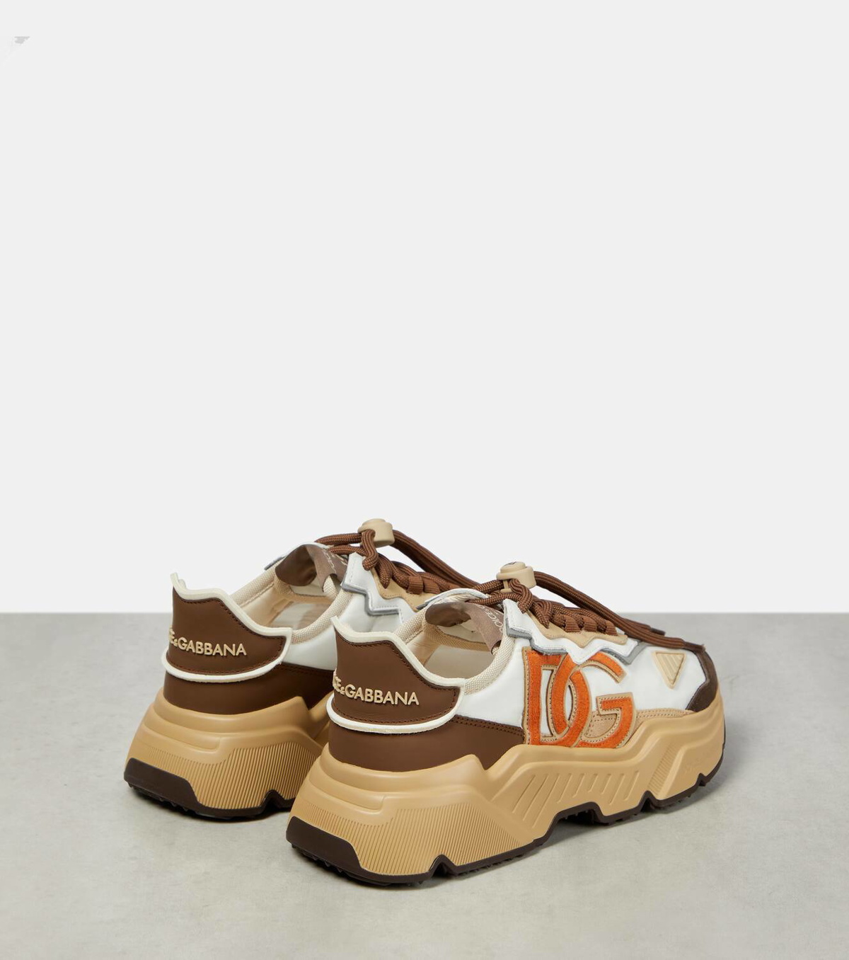 dolce & gabbana leather daymaster sneakers