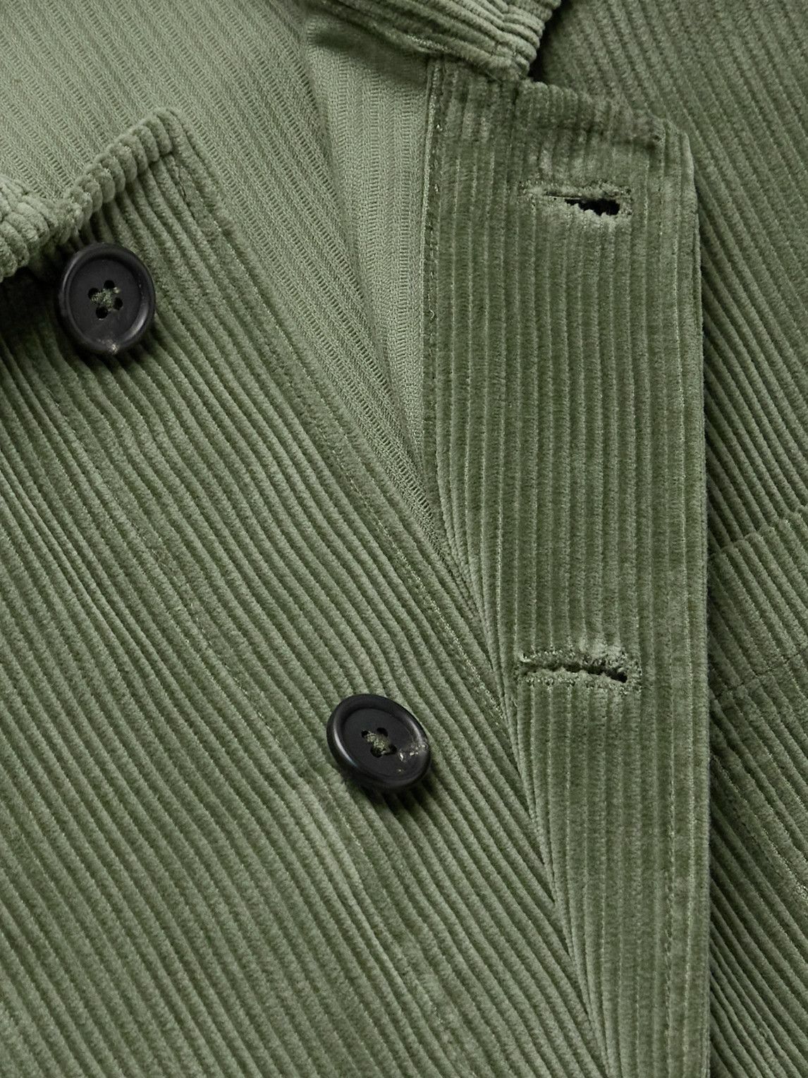 Sid Mashburn - Cotton-Corduroy Overshirt - Green