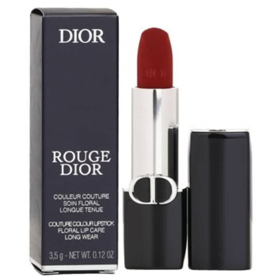 Dior Rouge Dior Couture Colour Velvet & Satin Finishes Lipstick 0.12 oz # 777 Fahrenheit Velvet Finish Makeup 3348901677158