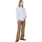 Polo Ralph Lauren Navy & White Striped Oxford Shirt