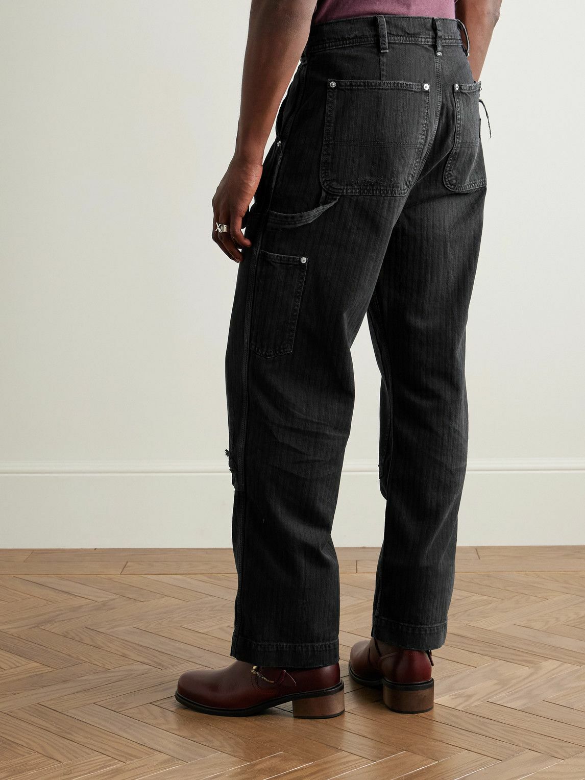 Enfants Riches Déprimés - Straight-Leg Distressed Panelled
