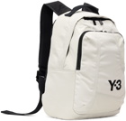 Y-3 White Classic Backpack