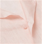 Altea - Camp-Collar Tie-Dyed Linen Shirt - Pink