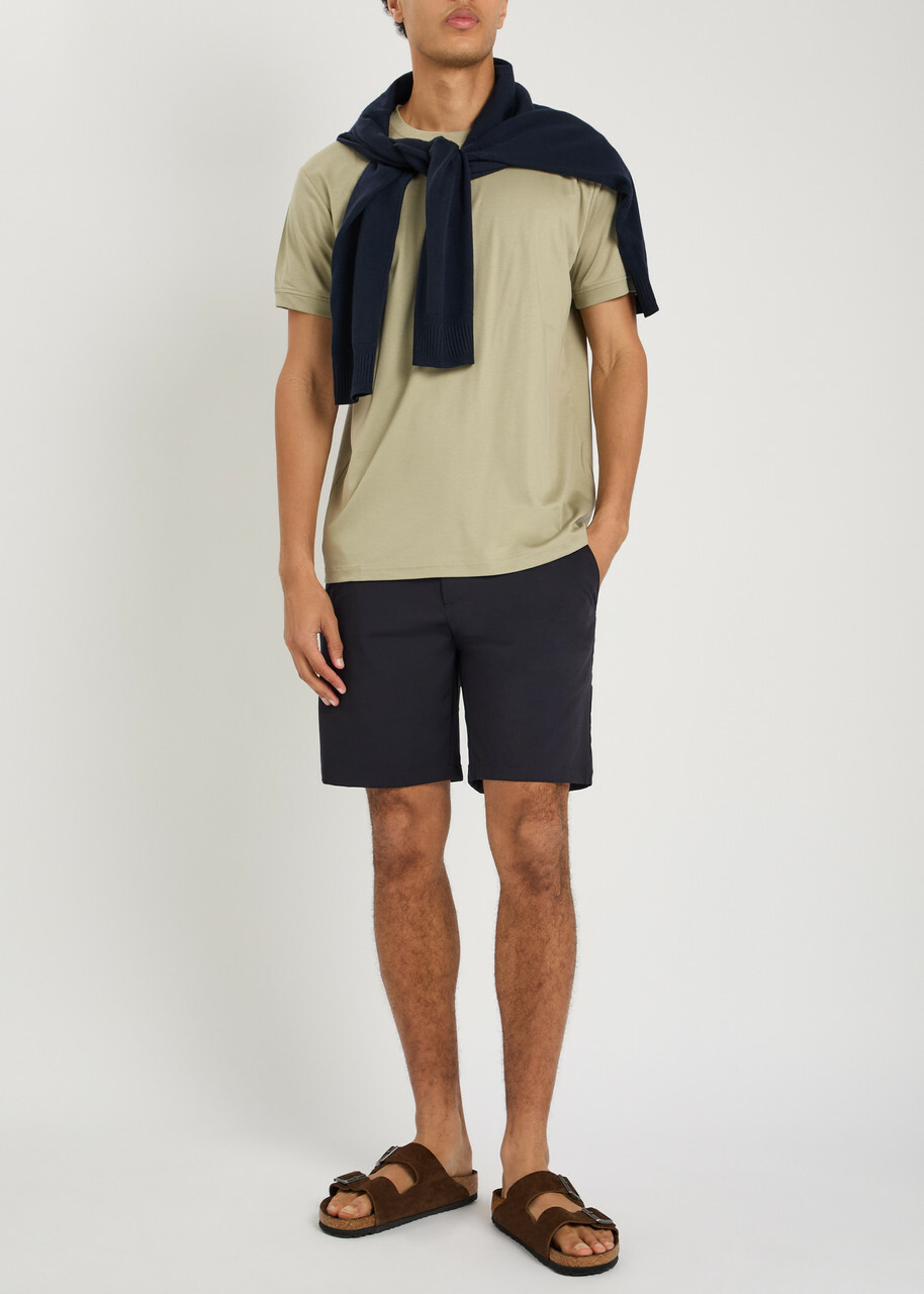 Raith Luiz Hybrid Stretch-jersey Shorts Navy
