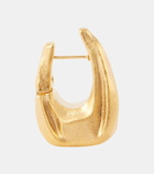 Khaite Olivia Small 18kt gold-plated hoop earrings