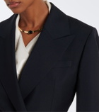 Róhe Double-breasted wool and mohair blazer