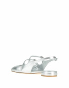 Stuart Weitzman Womens Ballet flats in Silver