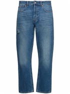 VALENTINO - Cotton Denim Regular Fit Jeans