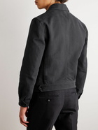 TOM FORD - Cotton-Twill Trucker Jacket - Black