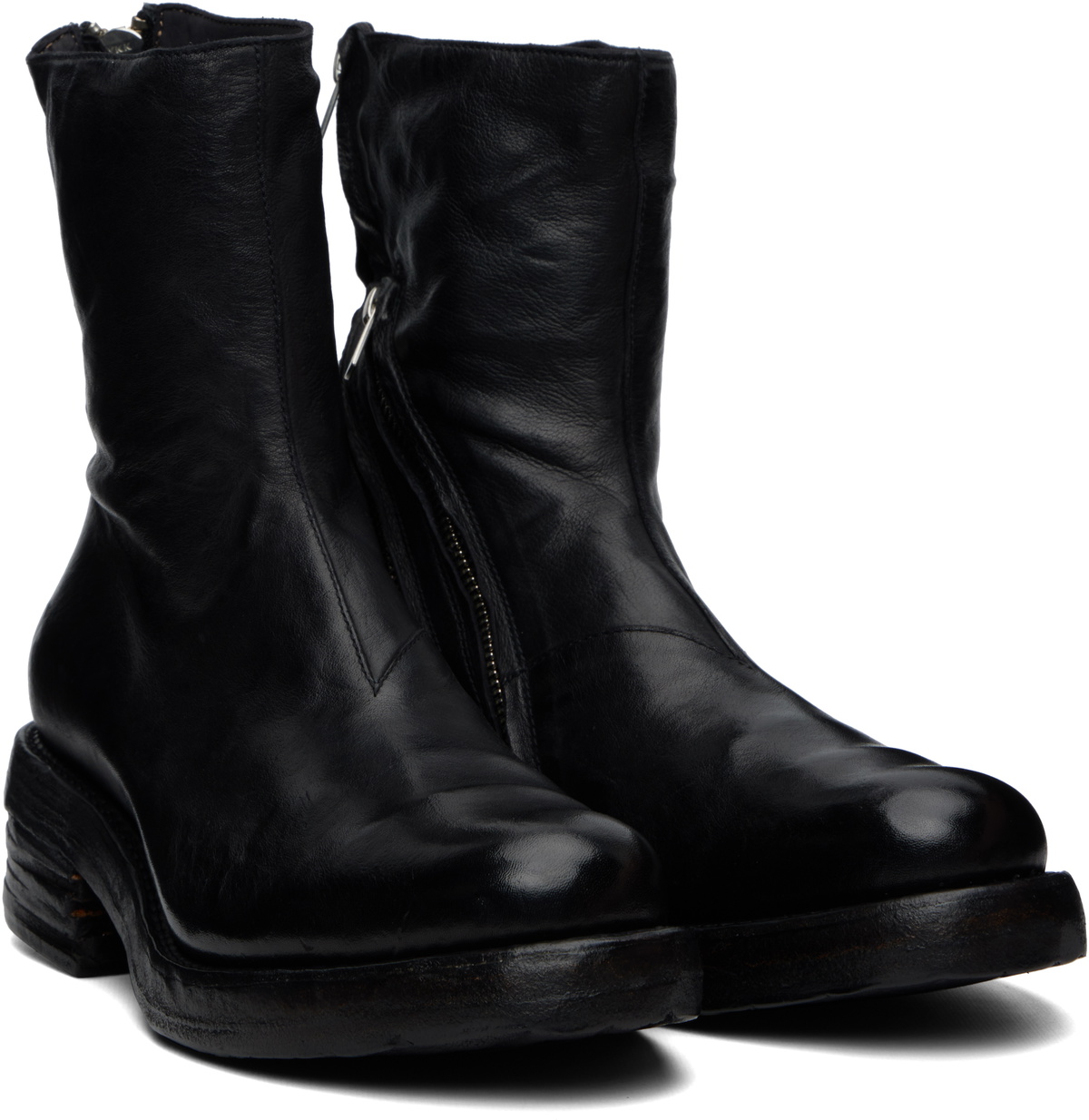 A DICIANNOVEVENTITRE Black Kangaroo M110 Boots