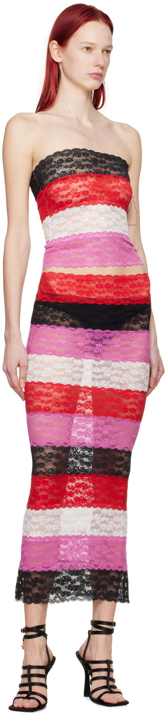 Sinead Gorey Multicolor Paneled Maxi Skirt