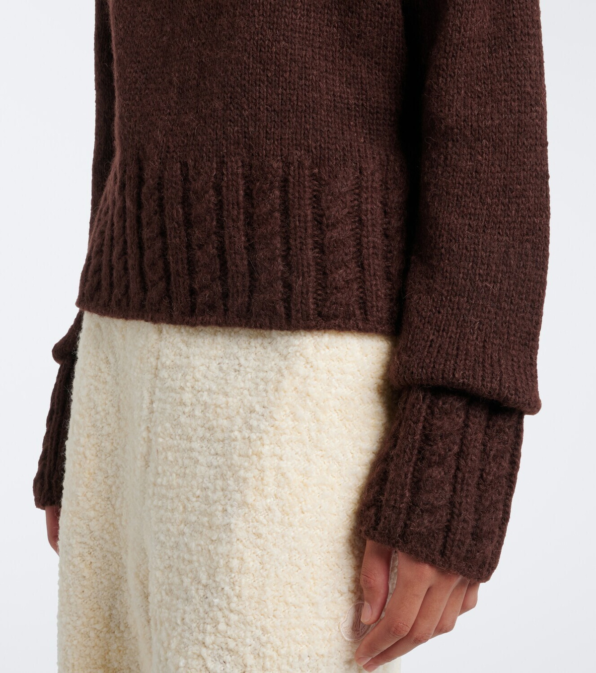 Moncler Alpaca and wool-blend sweater