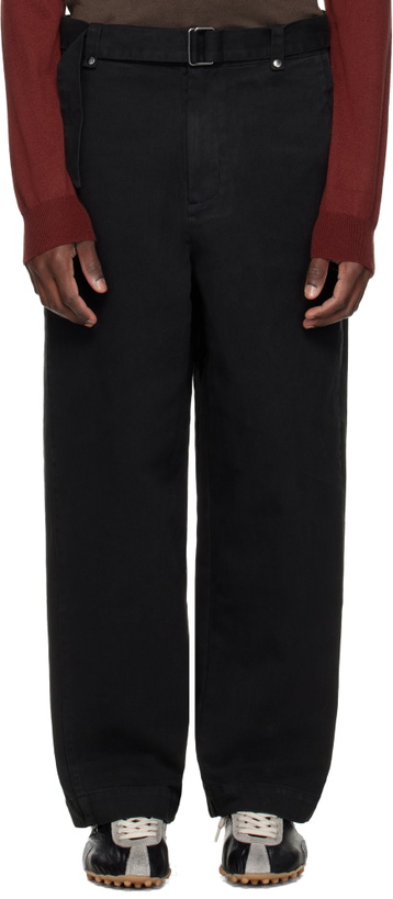 Photo: Entire Studios Black Gully Trousers