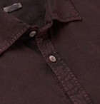 Massimo Alba - Genova Flannel Shirt - Burgundy
