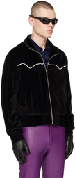 Ernest W. Baker Black Piping Track Jacket