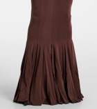 Nensi Dojaka Draped maxi skirt