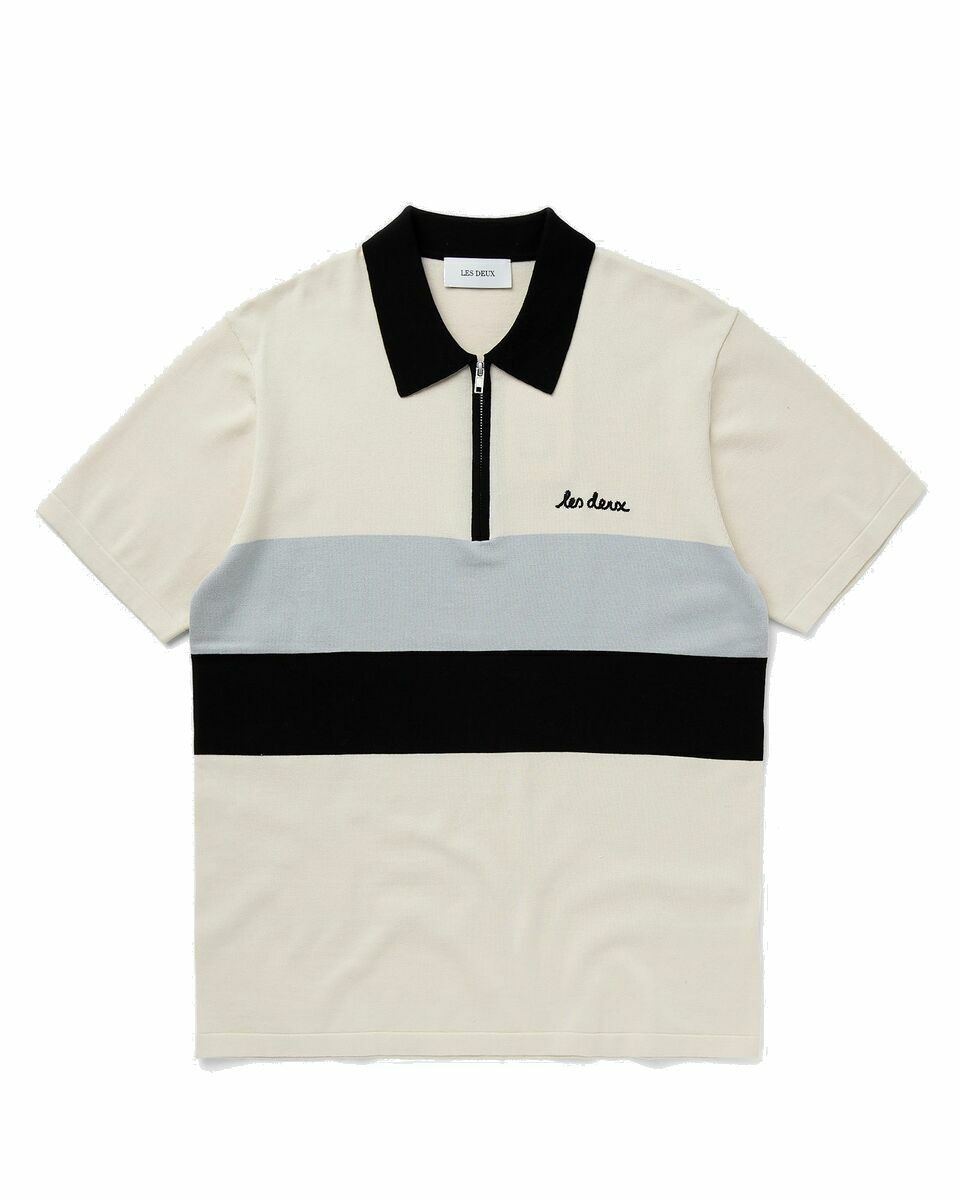 Photo: Les Deux Raul Knitted Polo Beige - Mens - Polos