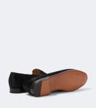 John Lobb Lopez calf hair penny loafers
