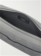 Fendi - Monogrammed Leather Messenger Bag