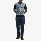 PACCBET Men's Mesh Camo Knitted Vest in Black