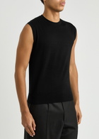 Dries Van Noten Mirror Cotton Vest Black