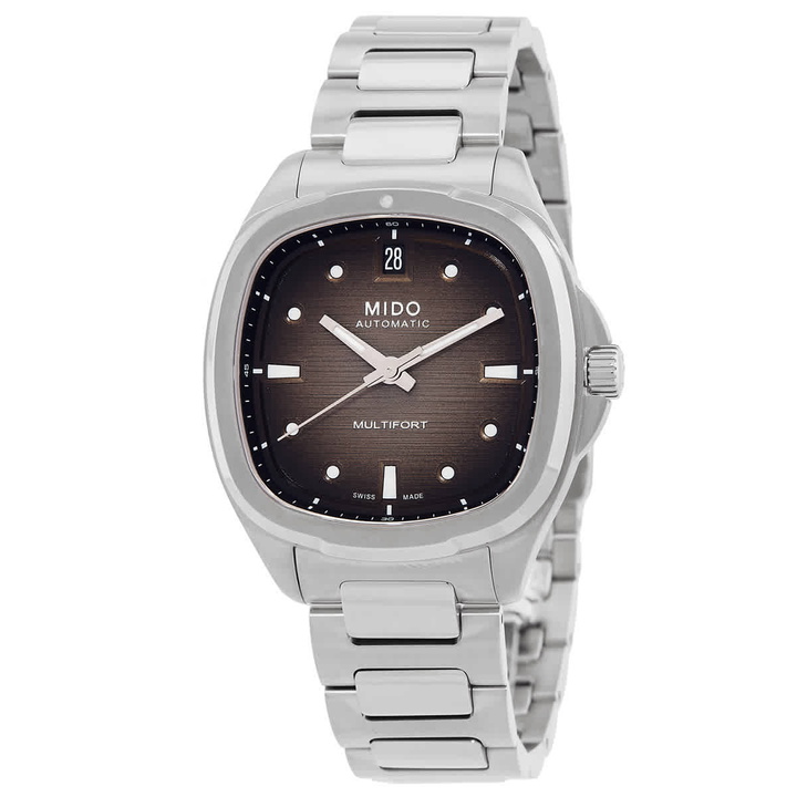 Photo: Mido Multifort TV Automatic Black Dial Ladies Watch M0493071108100