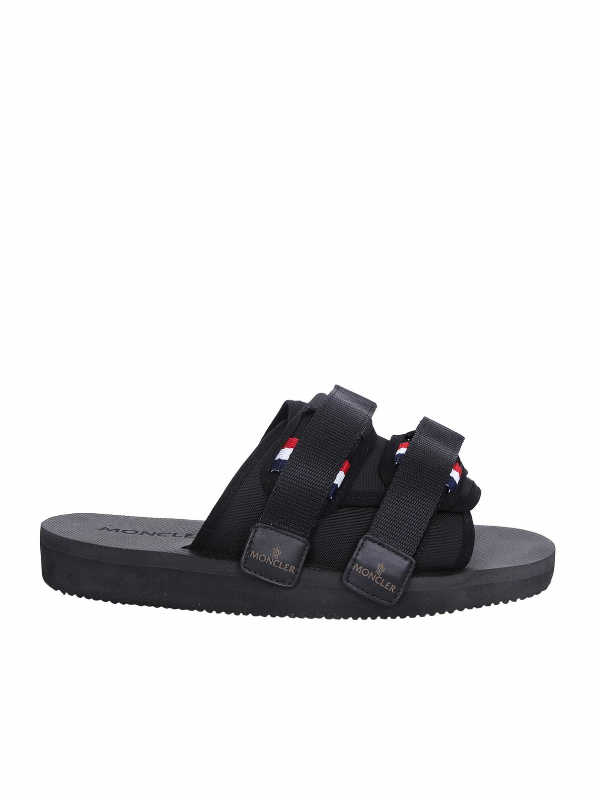 Moncler Black Trailgrip Vela Water-Repellent Sandals Moncler