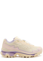 Salomon XT-Slate Panelled Mesh Sneakers Cream