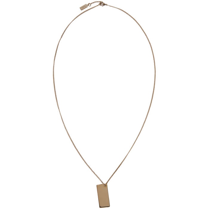 Photo: A.P.C. Gold Lord Necklace