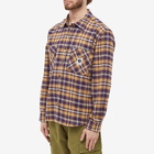 Polar Skate Co. Men's Flannel Shirt in Plum