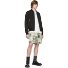 Dries Van Noten Off-White and Multicolor Floral Piper Shorts