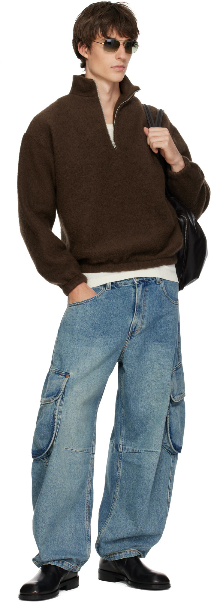 Levi's Blue Tab Blue Denim Cargo Pants