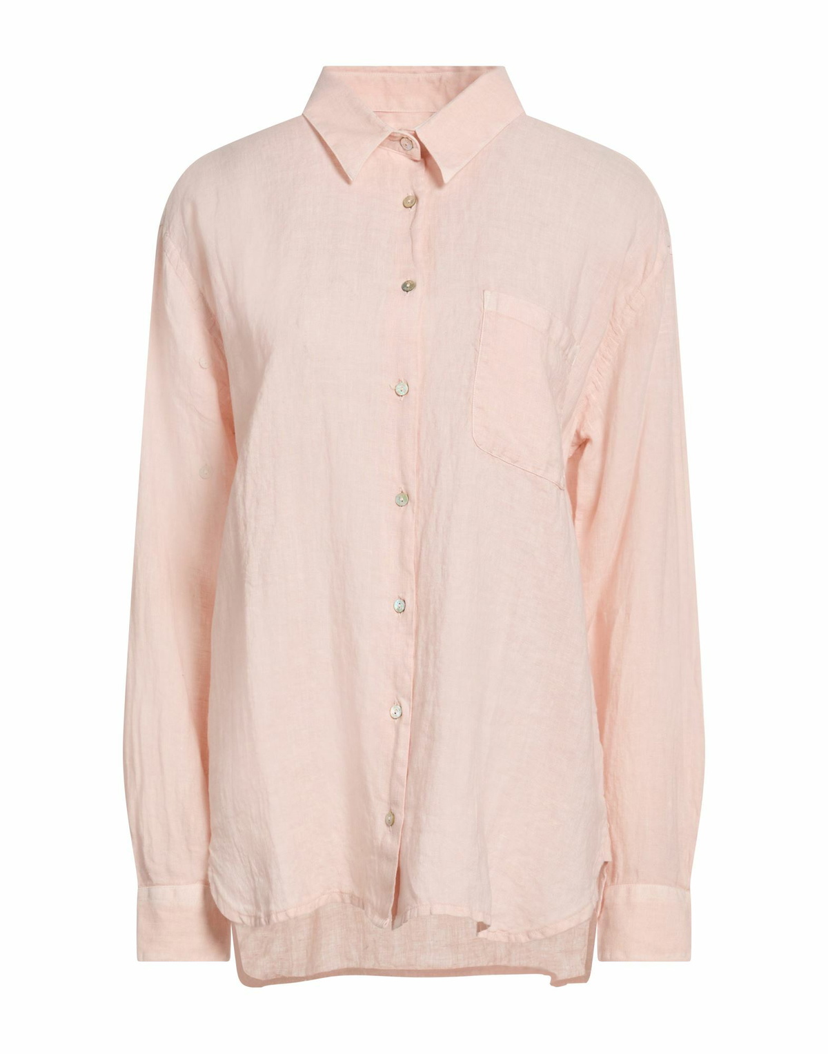 120% Lino Womens Shirt Blush