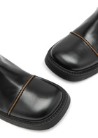 Miista Dahlia Panelled Leather Ankle Boot Black
