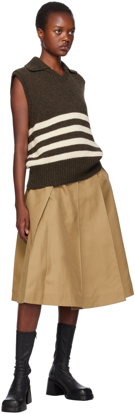 Cawley Brown Violet Vest
