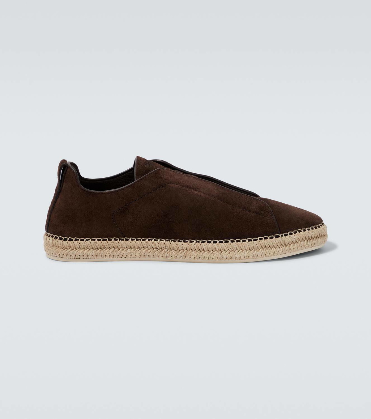 Zegna Triple Stitch suede espadrilles