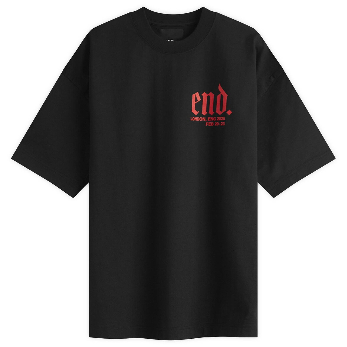 END. SS26 London Fashion Week T-Shirt in Black