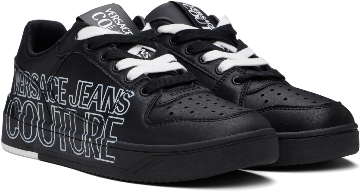 Versace Jeans Couture Black Logo Starlight Sneakers Versace