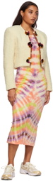 Raquel Allegra Multicolor Fitted Tie Dye Dress