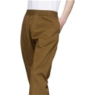 Sunspel Brown Drawstring Trousers