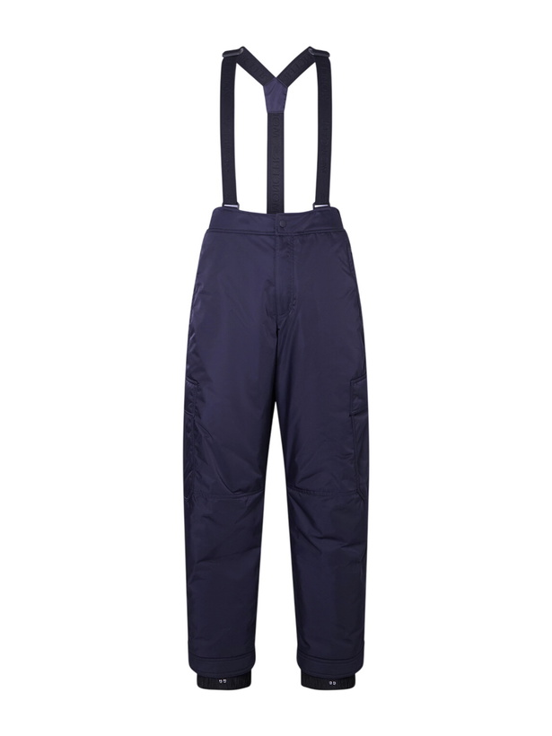 Photo: Moncler Grenoble - Wide-Leg Padded Ski Salopettes - Black