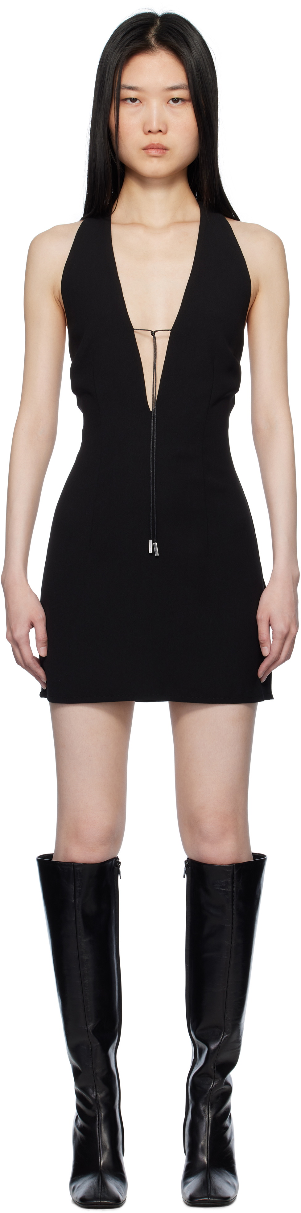 16Arlington Black Alba Minidress