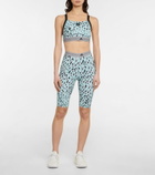 Adidas by Stella McCartney - TruePurpose printed biker shorts